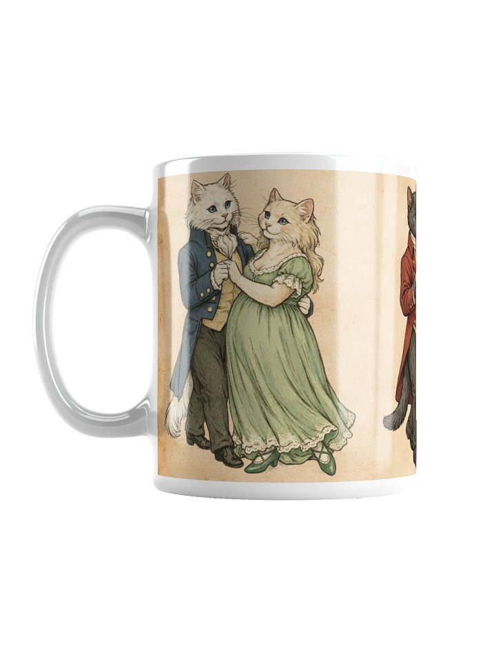Regency Pregnant Cat Ball Ceramic Mug product image (1)
