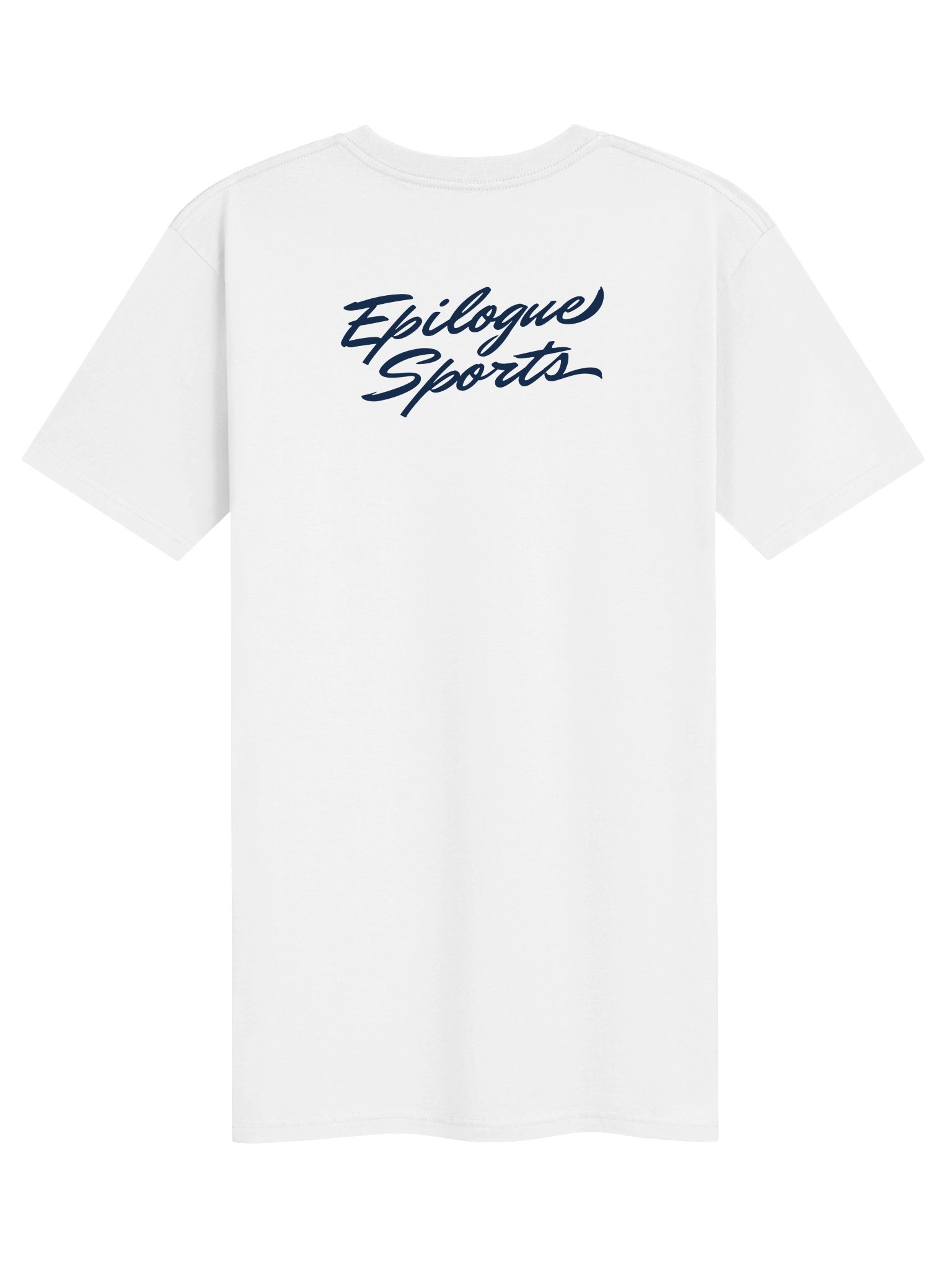 Epilogue Sports Heavyweight Tee – White / Legacy Blue product image (1)
