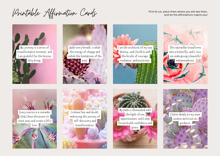 Metamorphosis Affirmation Cards product image (2)