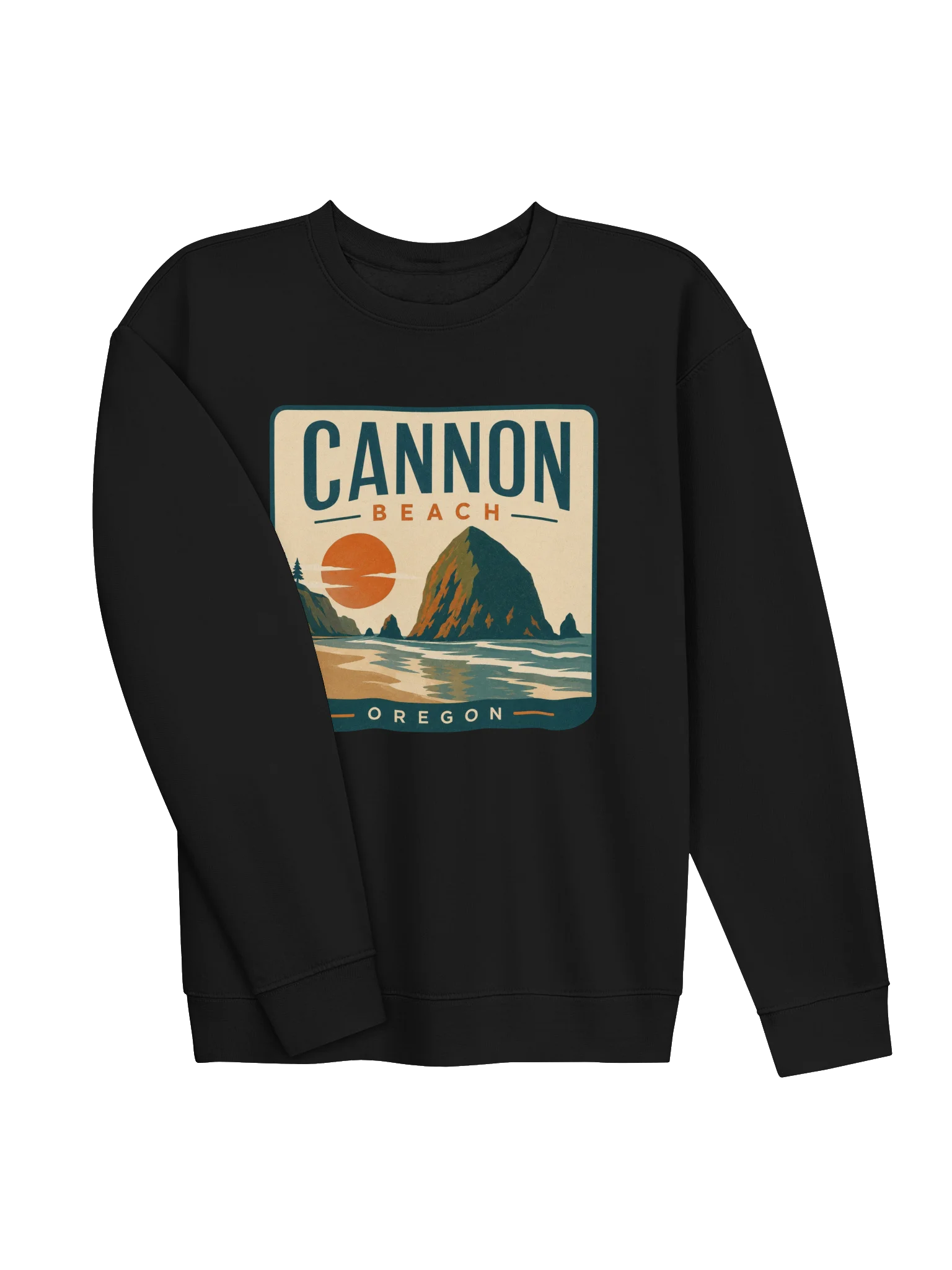 Cannon Beach Oregon Vintage Sweatshirt product image (23)