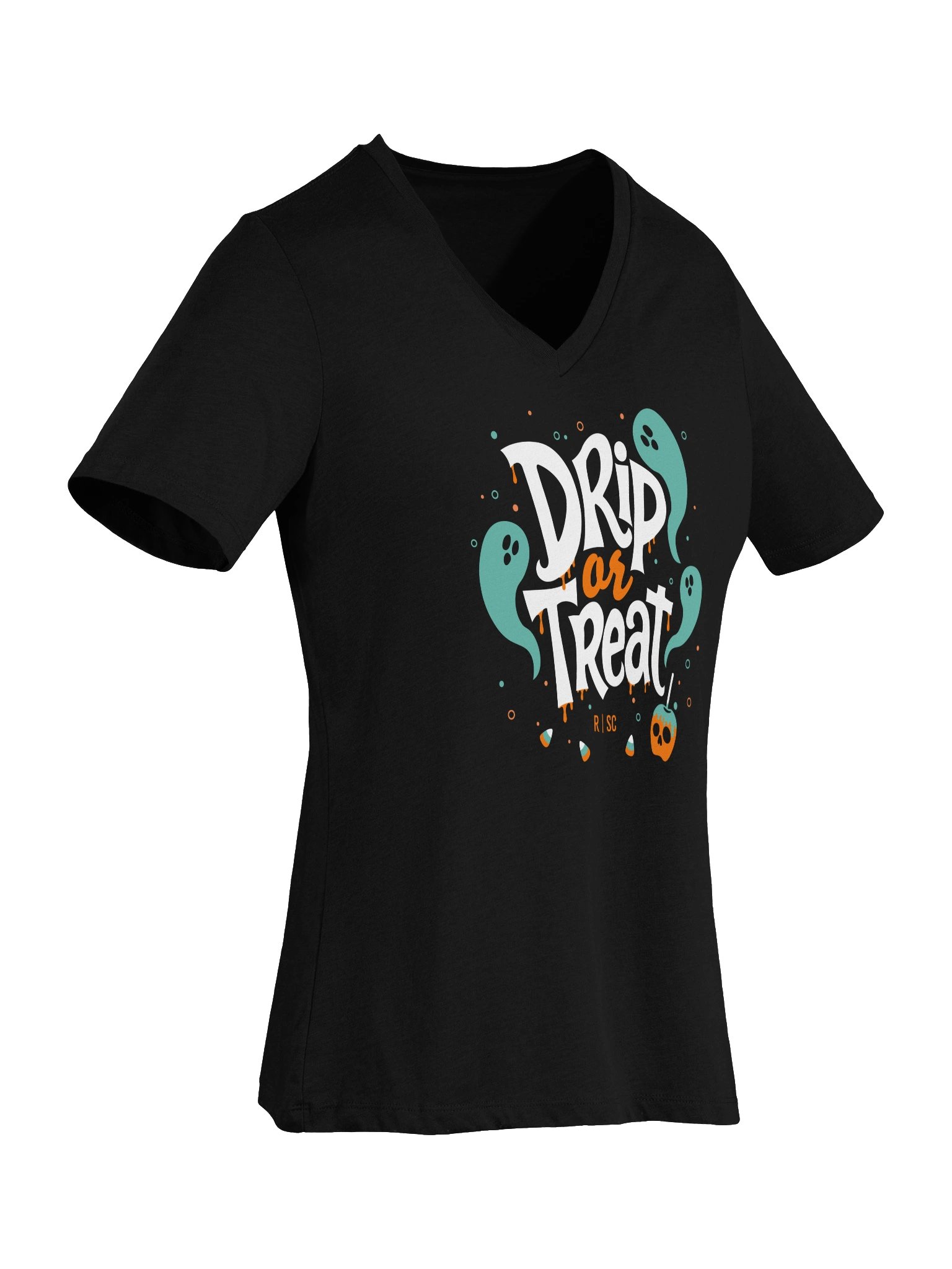 Drip or Treat V-Neck Tshirt product image (6)