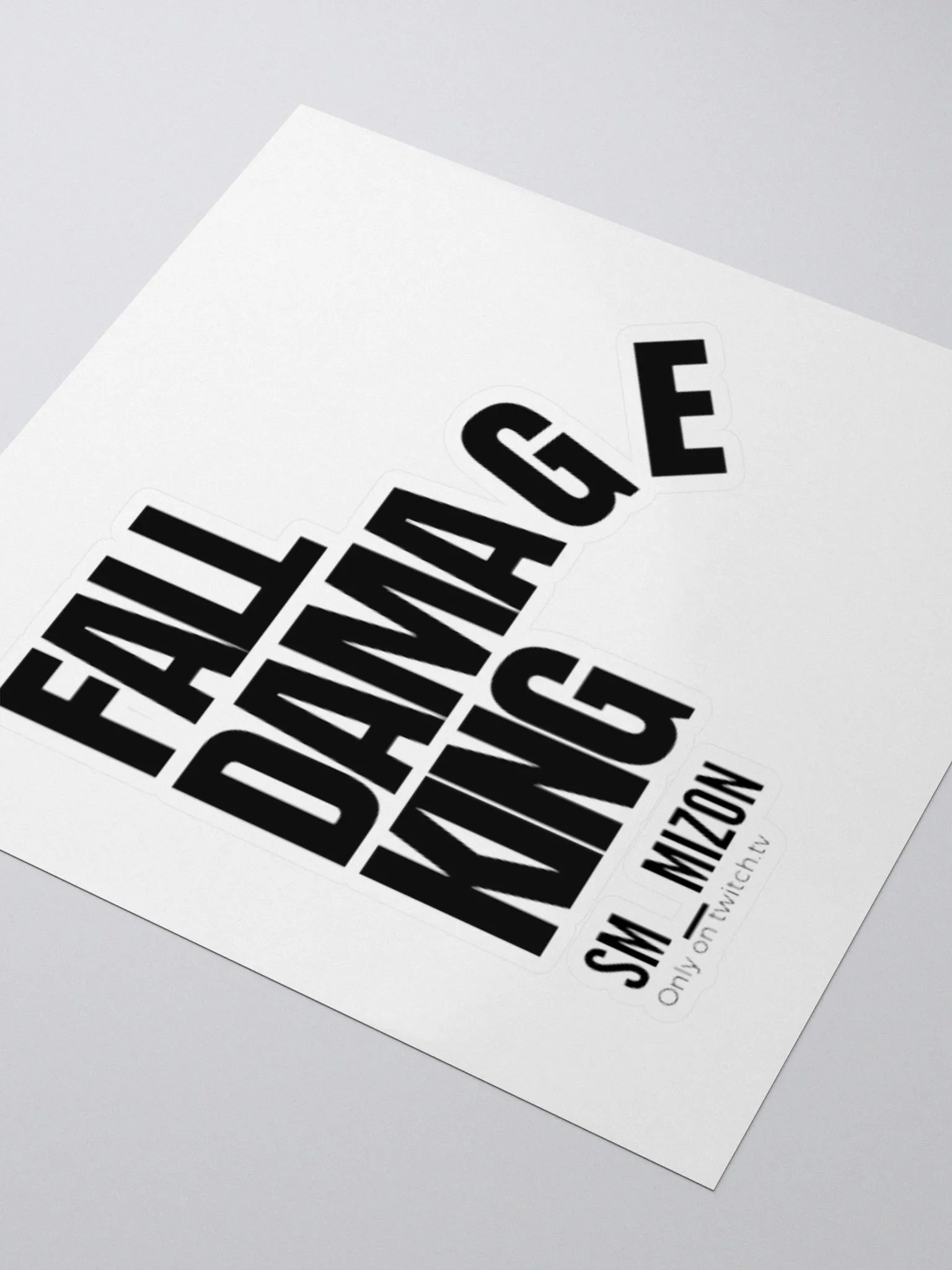 Fall Damage King Sticker product image (3)