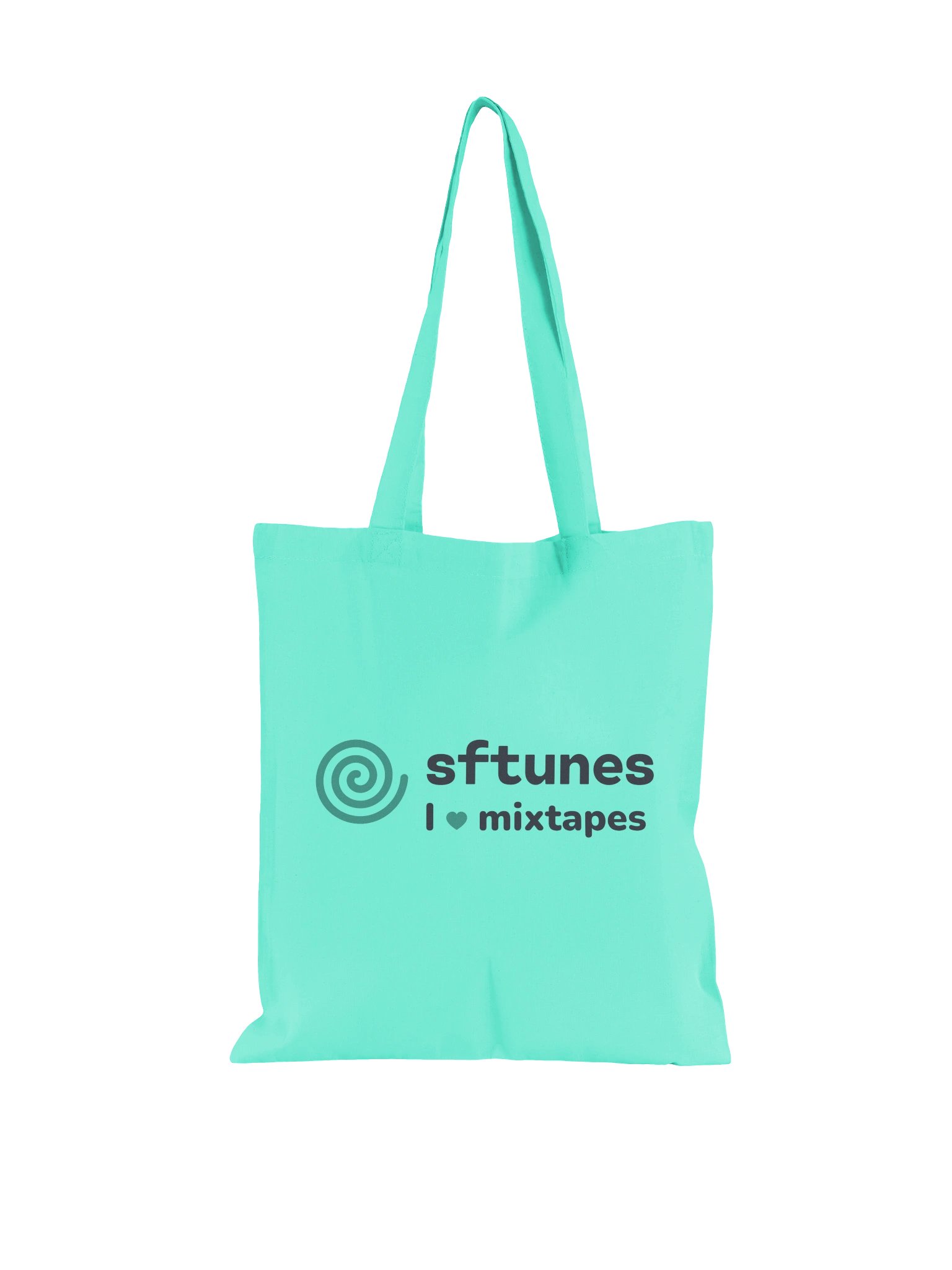 I ♥ mixtapes tote (Mint) product image (1)