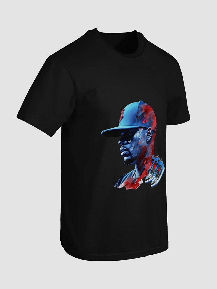Geometric Style Blue Cap Artwork T-Shirt product image (2)