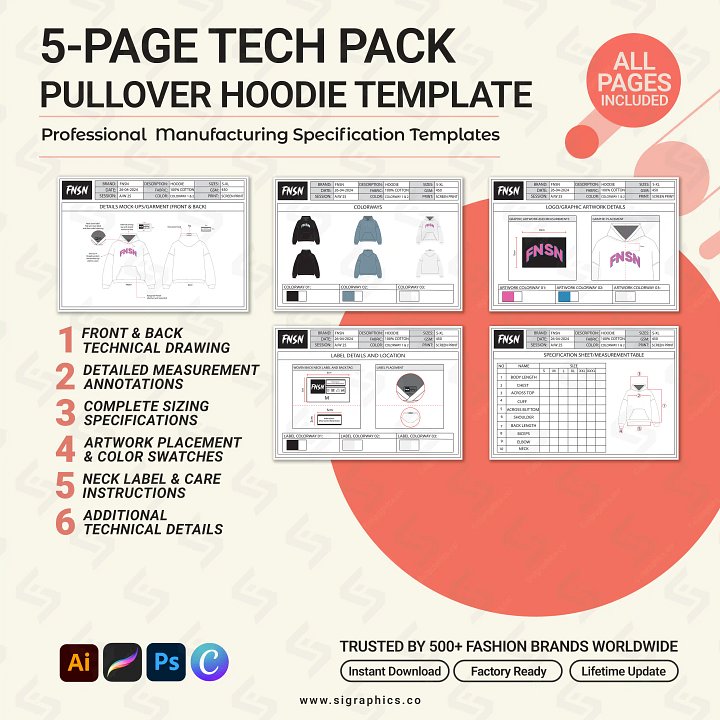 Fashion Tech Pack Template product image (2)