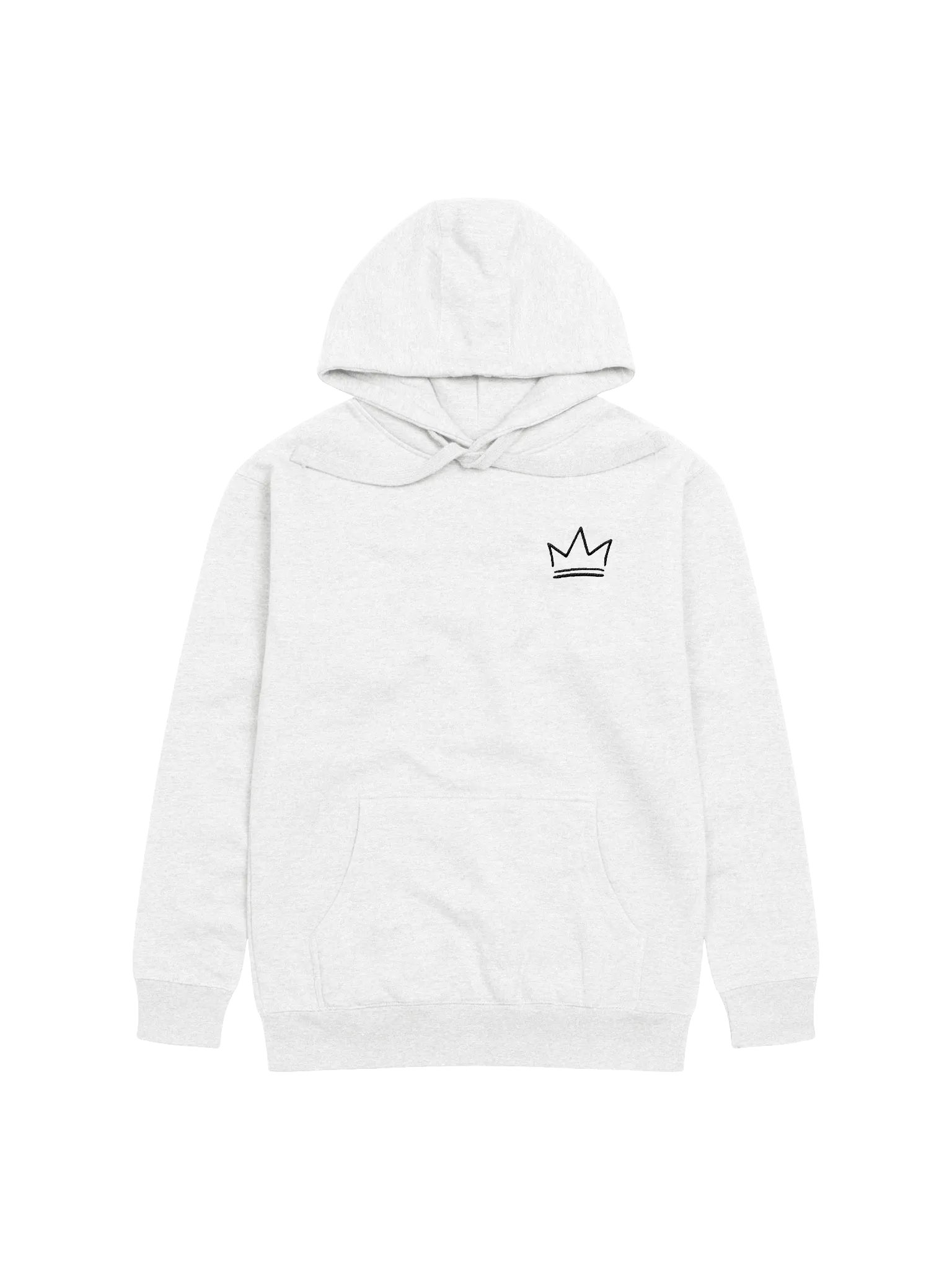 TSEM Crown Hoodie WHT Front