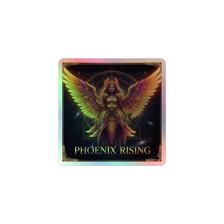 Phoenix Rising Holographic Sticker Sheet product image (1)
