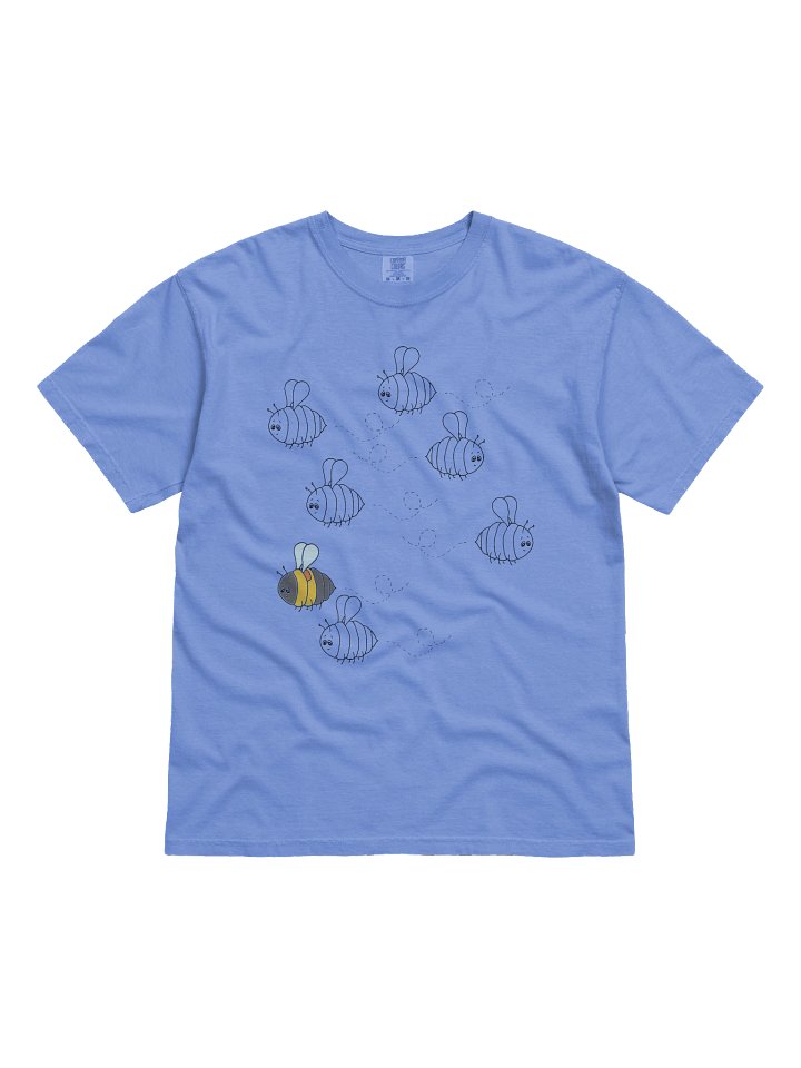 Sketchy Bumble Bee Cartoon Bee Comfort Tee product image (5)