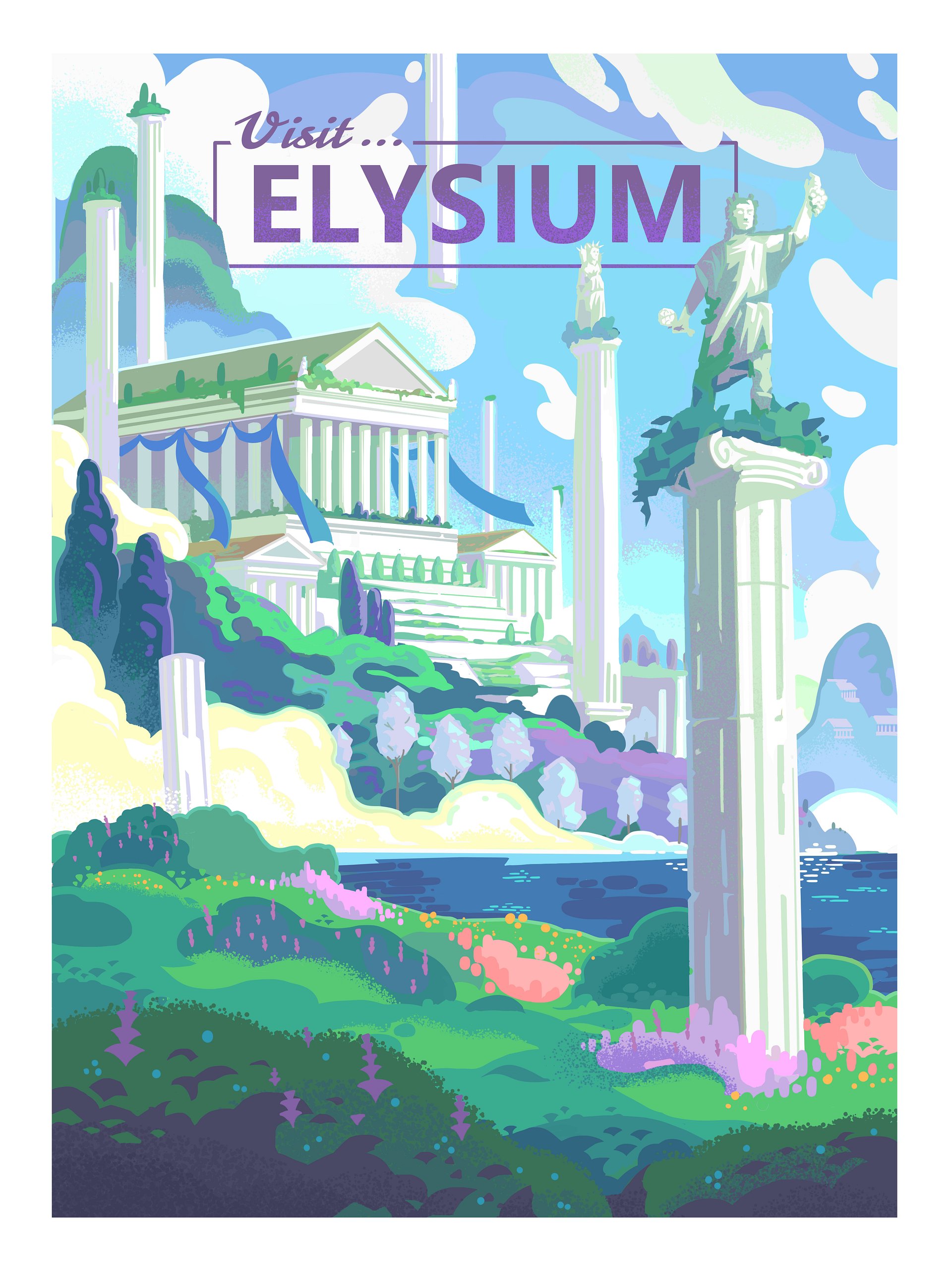 Divine Destinations: Heavenly Travel Posters product image (1)