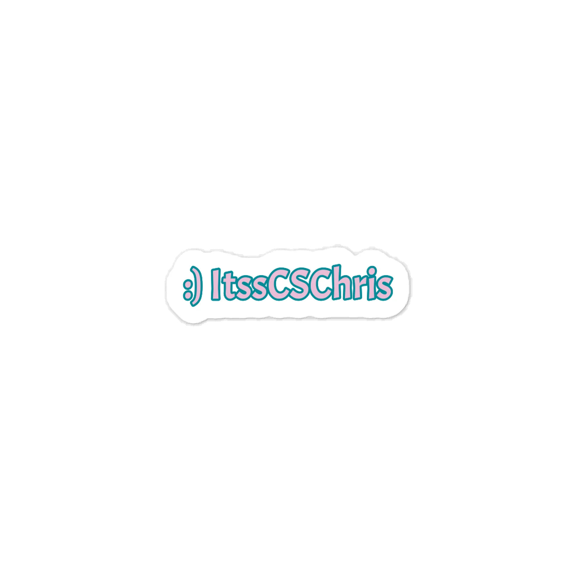 :) itssCSChris Sticker product image (1)