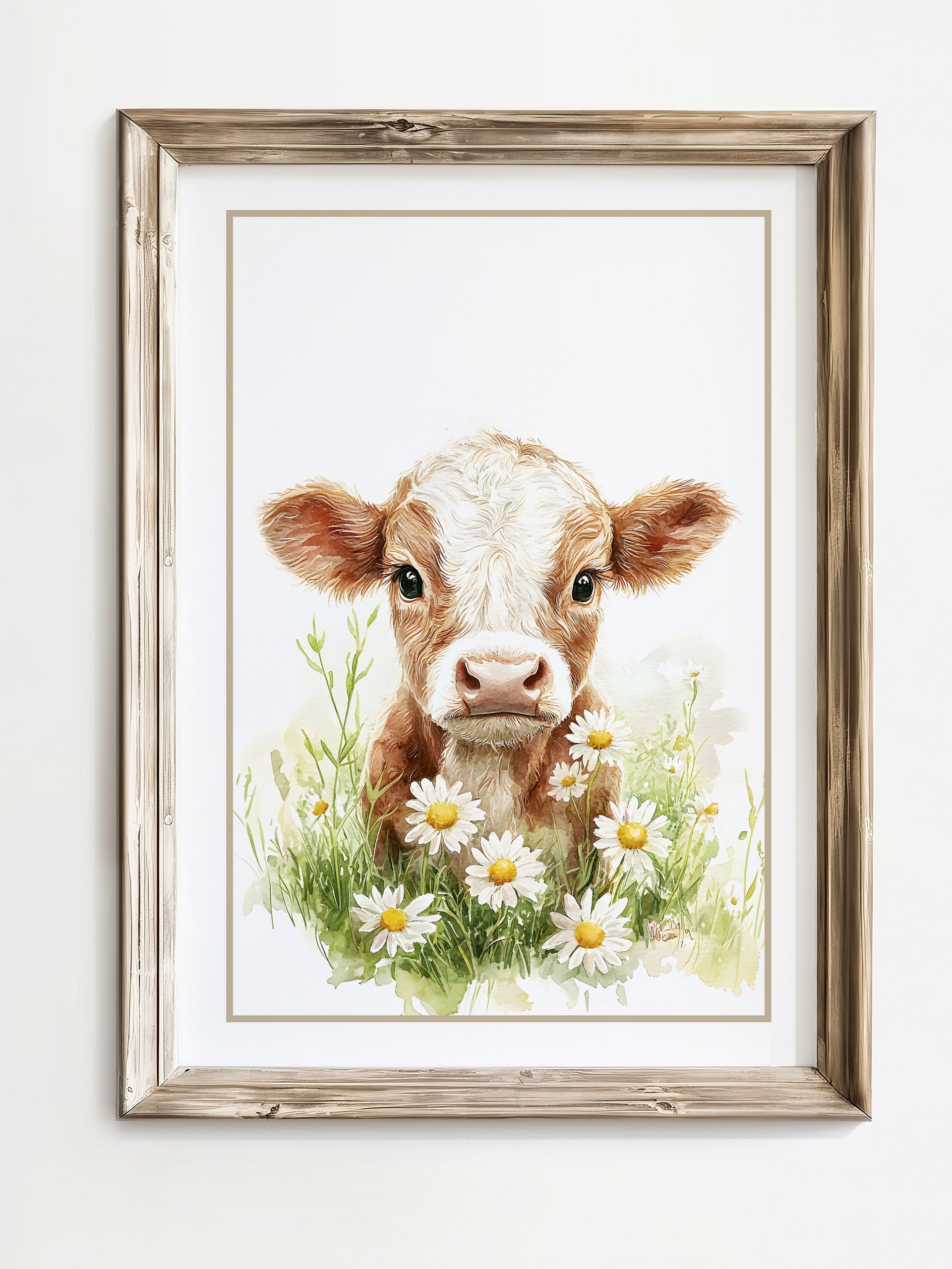 Farmhouse Cow in the Daisies product image (1)