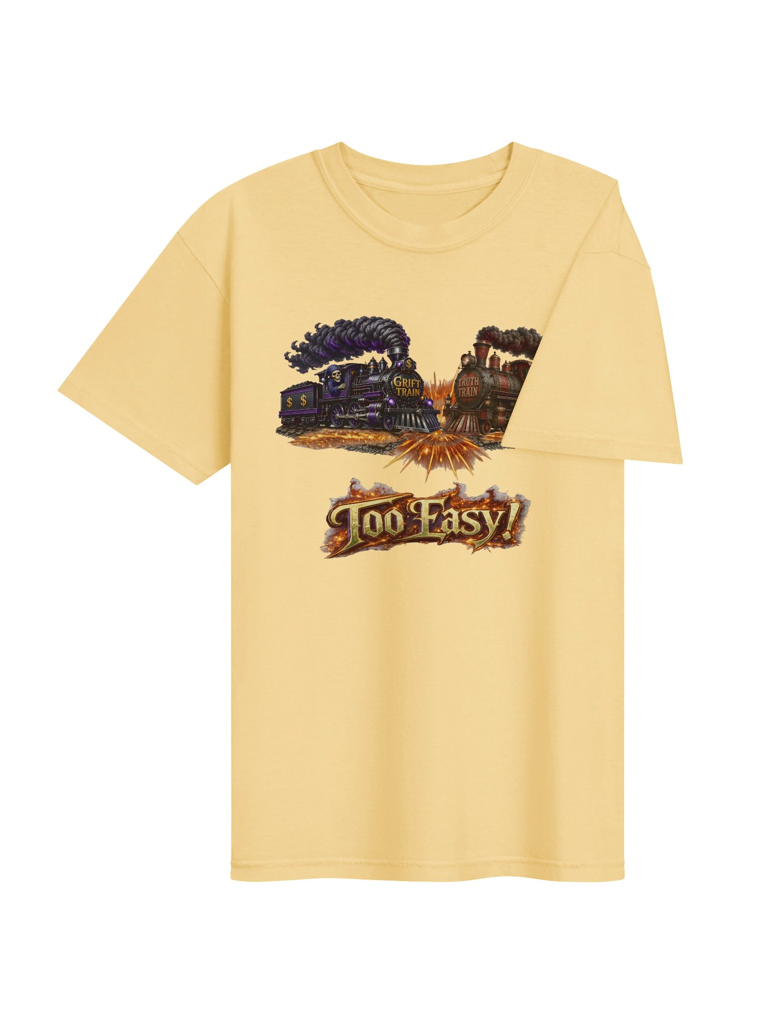 ''Too Easy'' Heavyweight T-Shirt product image (100)