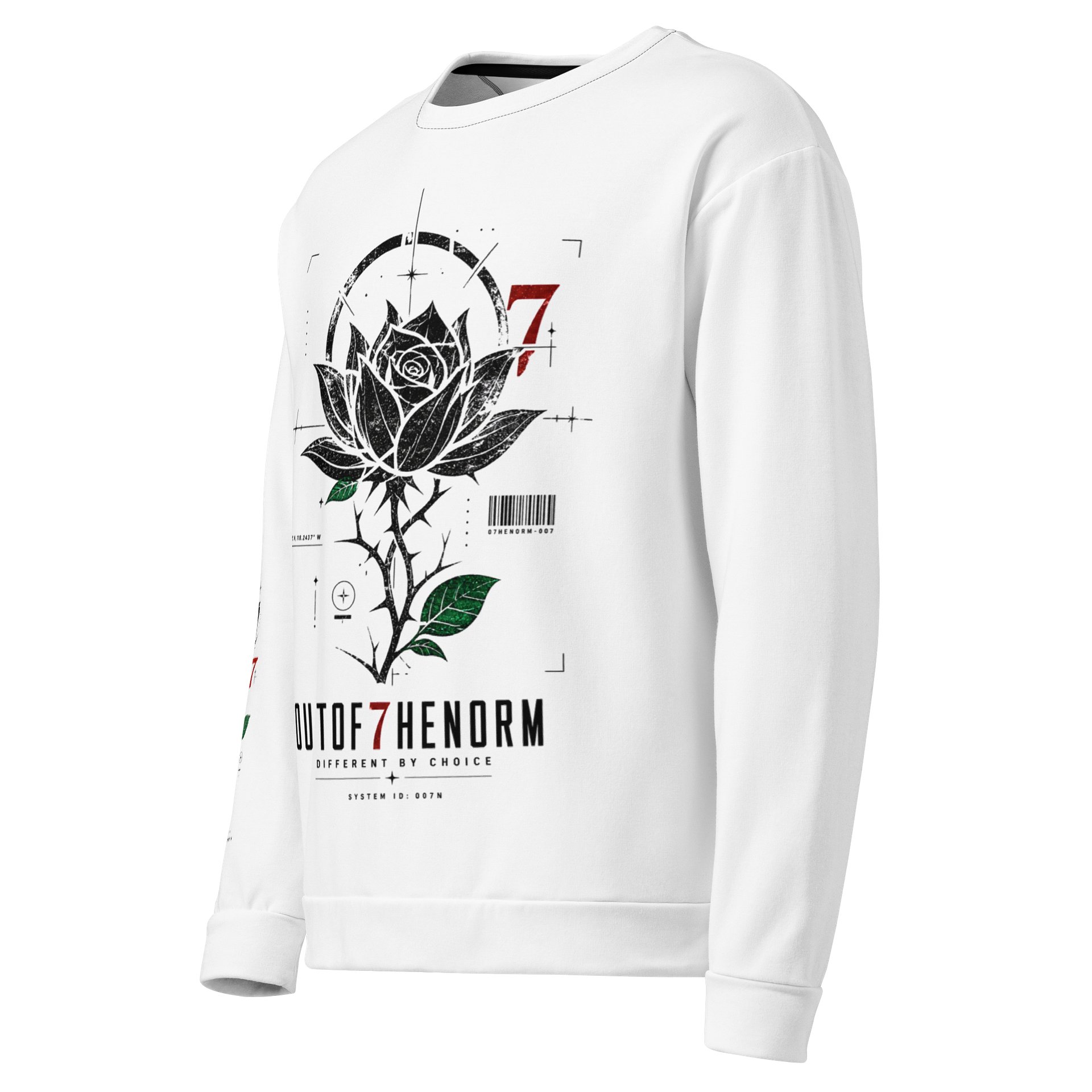 Midnight Rose 7 — All-Over Sweatshirt product image (3)