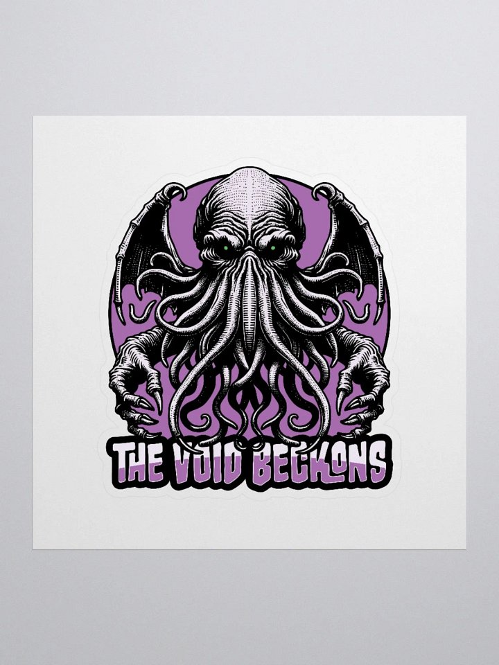 “The Void Beckons” Cthulhu Sticker – Gothic Horror Vibes product image (2)