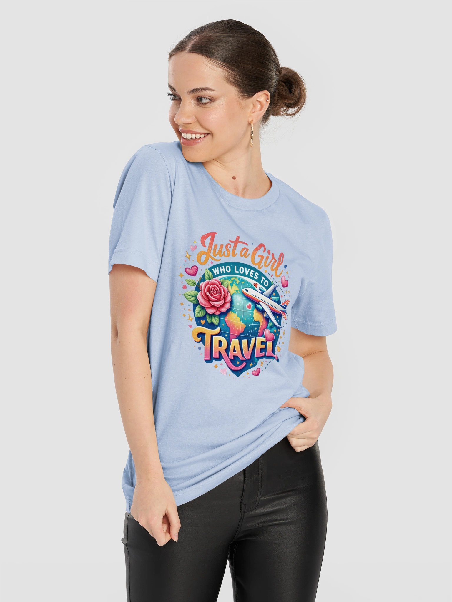 Just a Girl Who Loves to Travel T-Shirt product image (91)