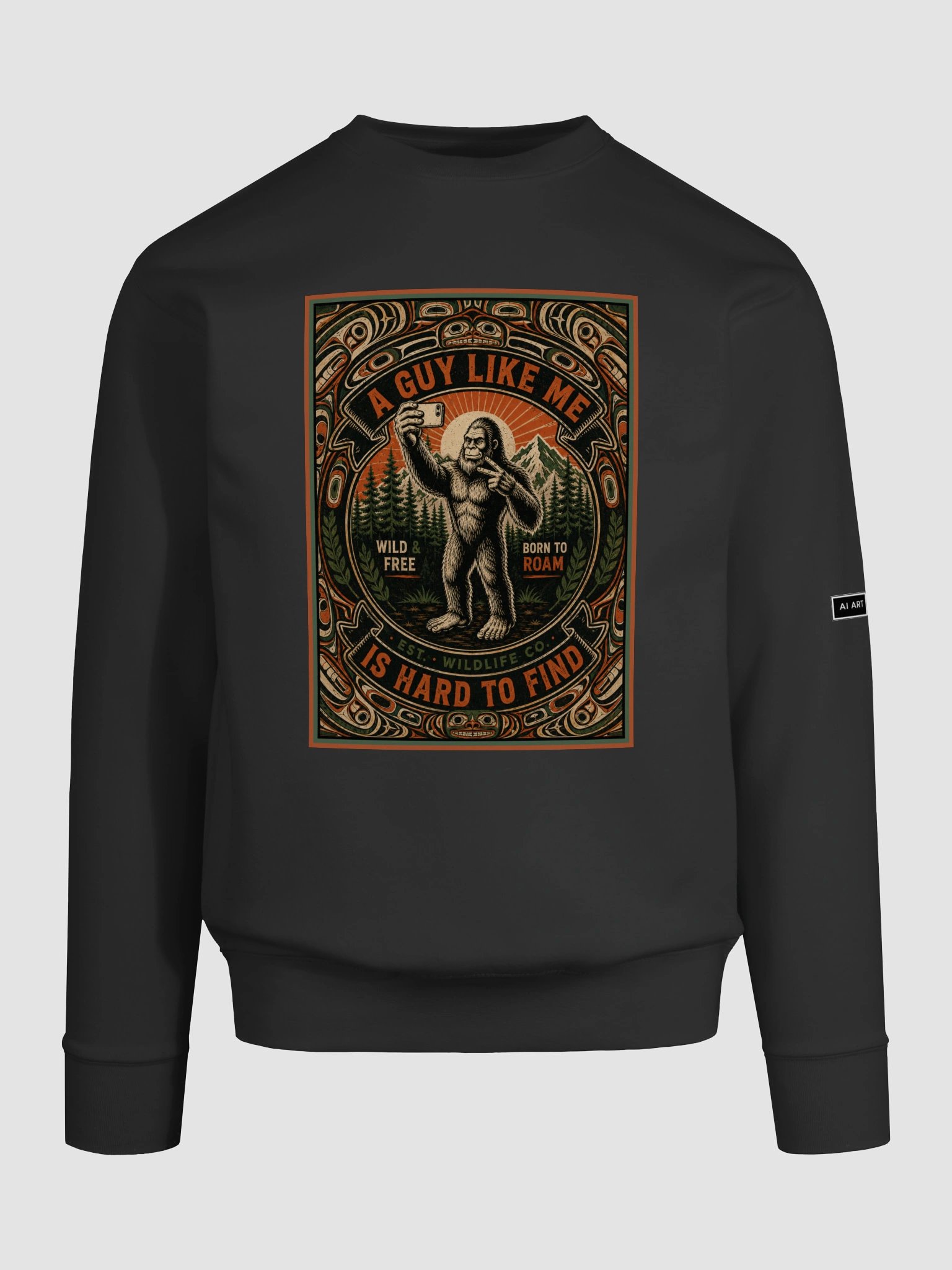 "A GUY LIKE ME IS HARD TO FIND" premium cotton sweatshirt product image (7)