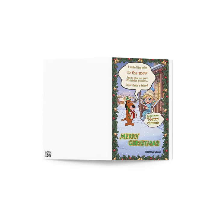 Merry Christmas Card From Honey Dee & Marvin The Brown Dog product image (4)