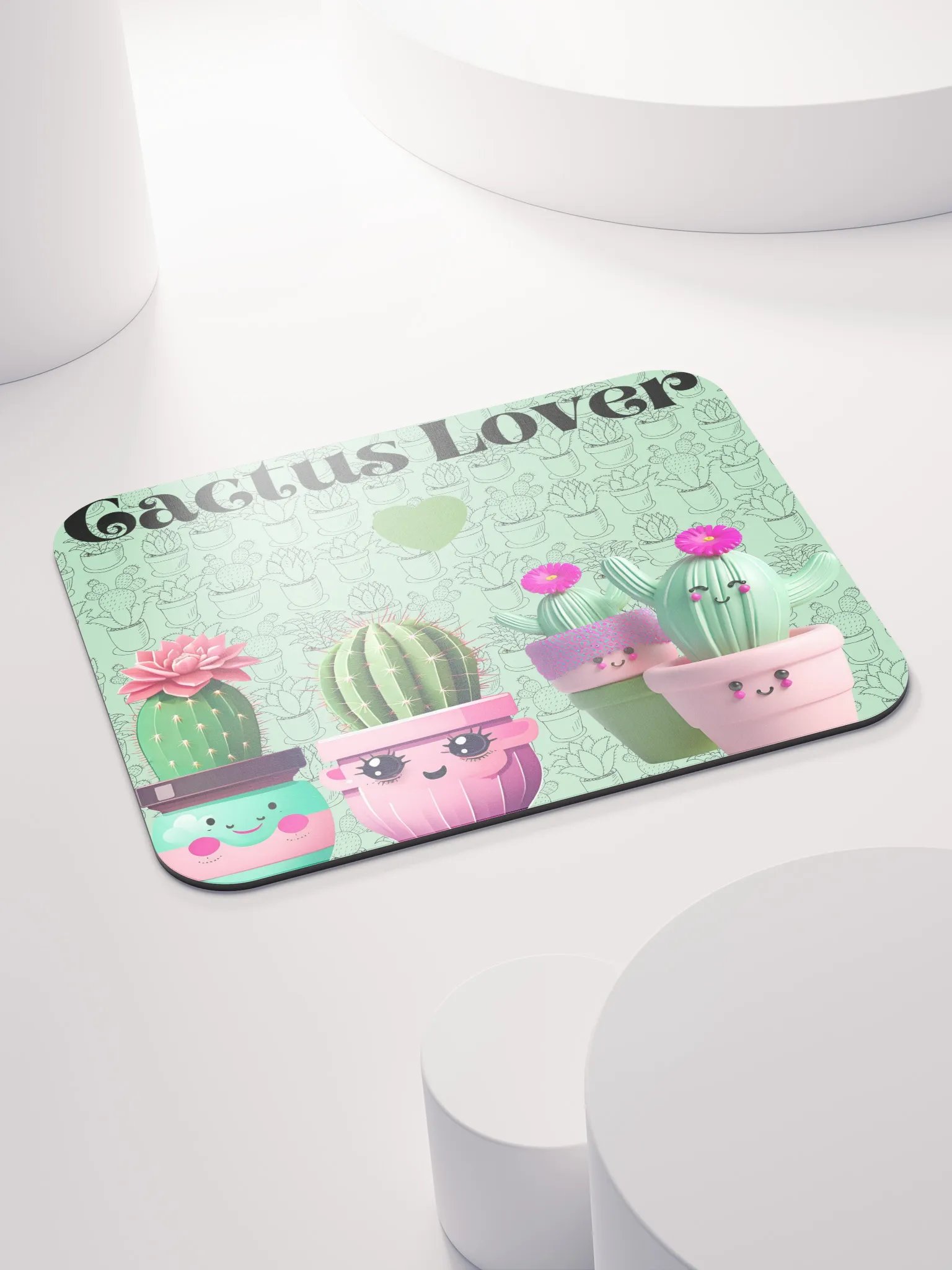 Cheerful Cactus Mouse Pad product image (4)
