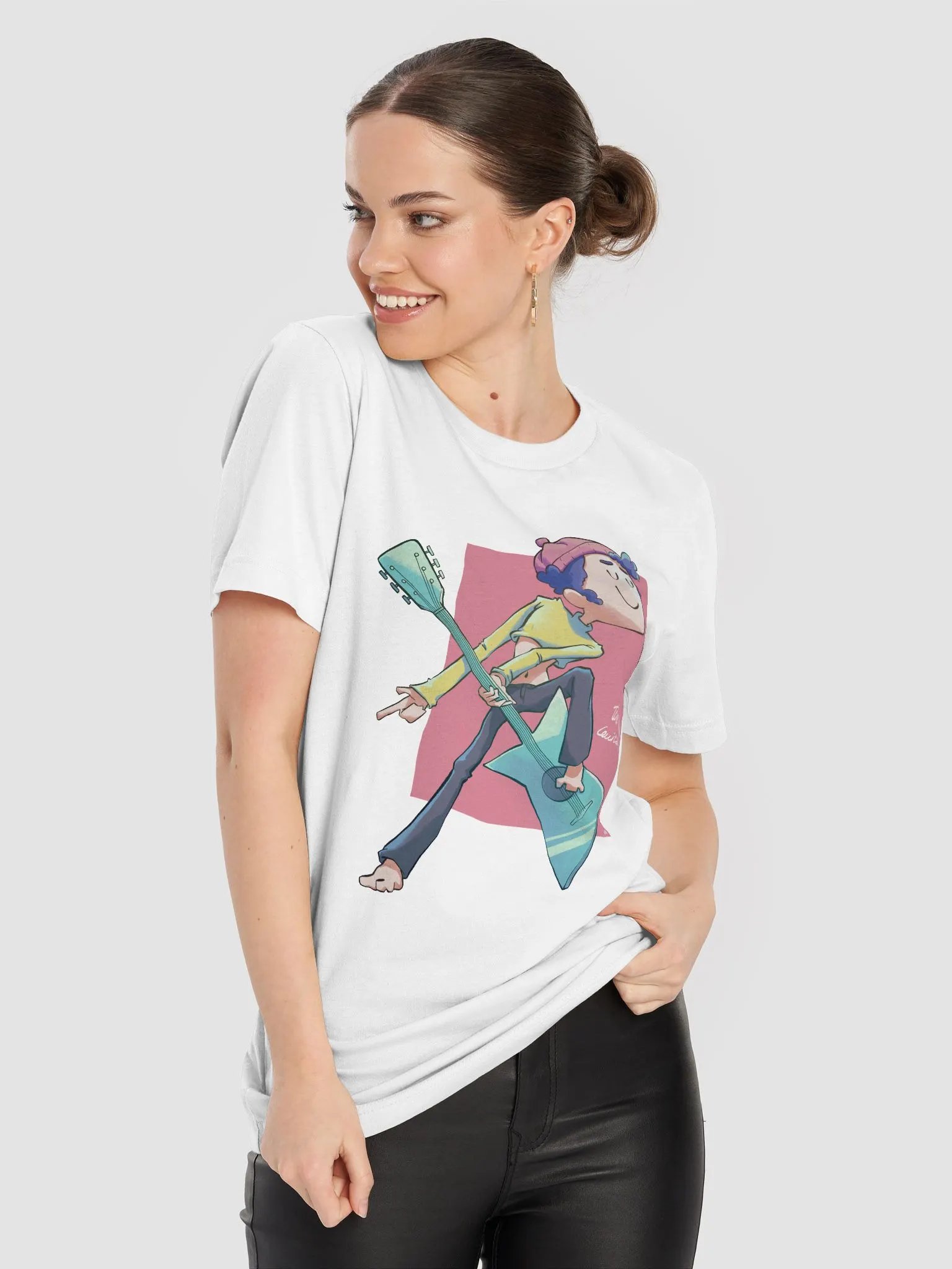 Toe Style Guitarist | Bella+Canvas Supersoft T-Shirt product image (8)