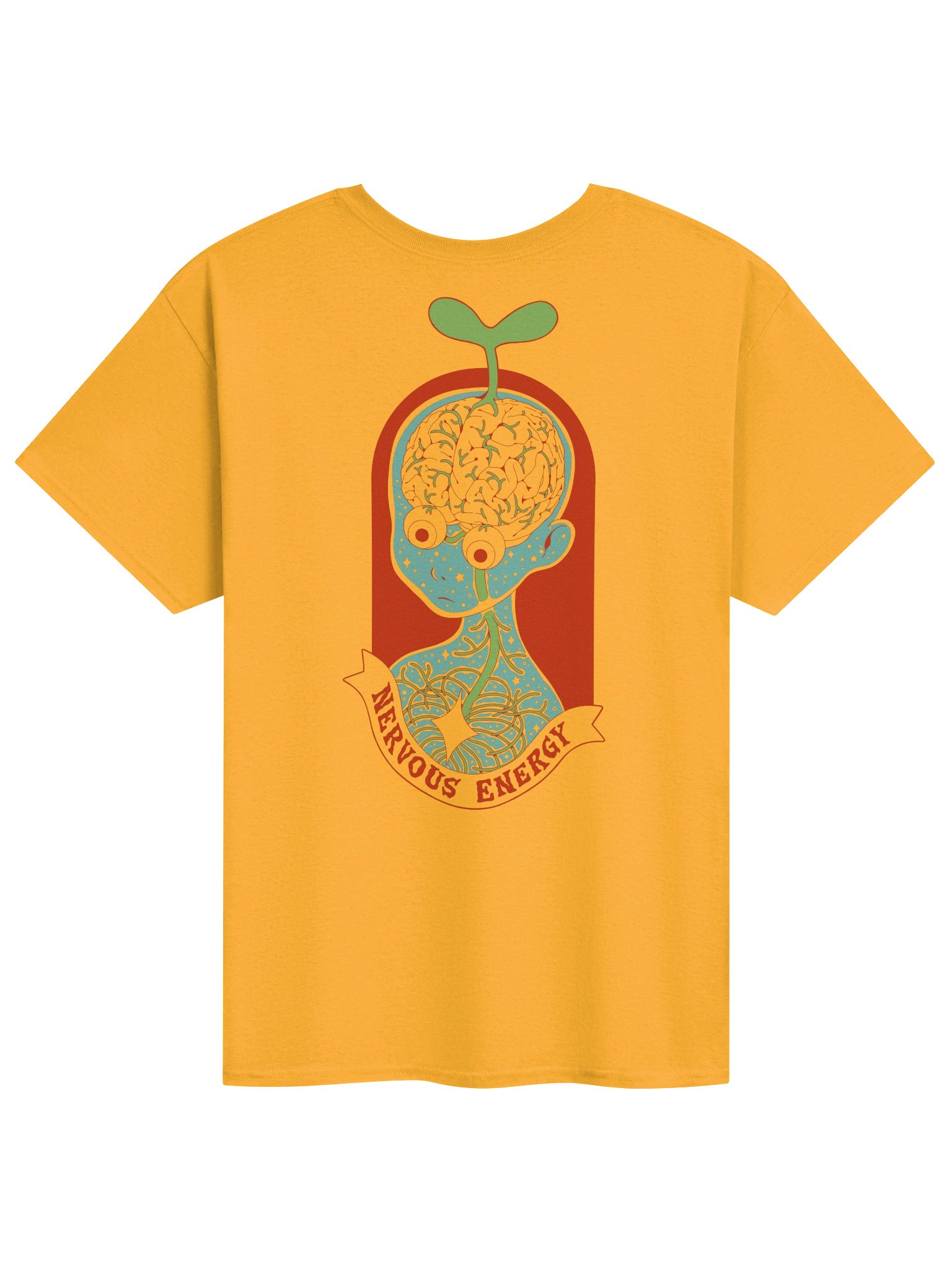 Nervous Energy - Tee - Yellow product image (12)