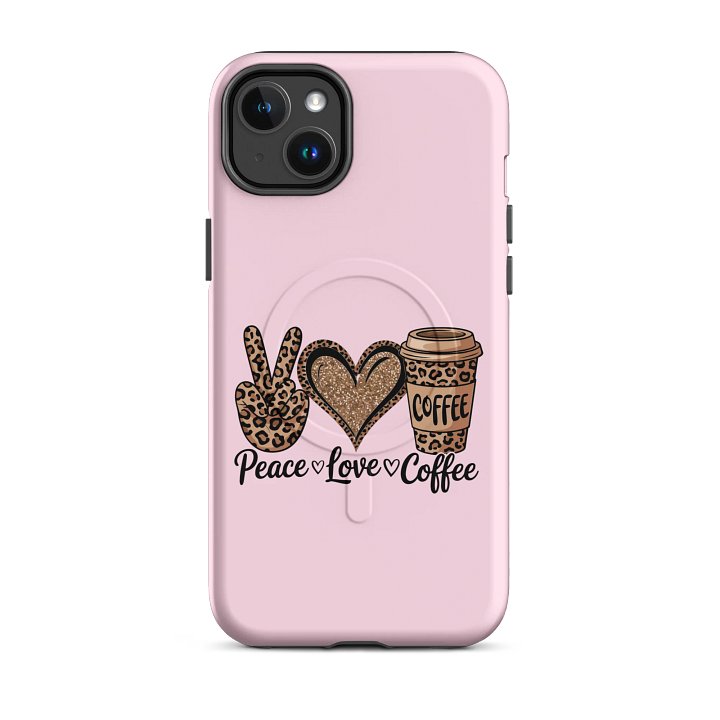 Peace, Love, Coffee MagSafe® iPhone Case product image (18)