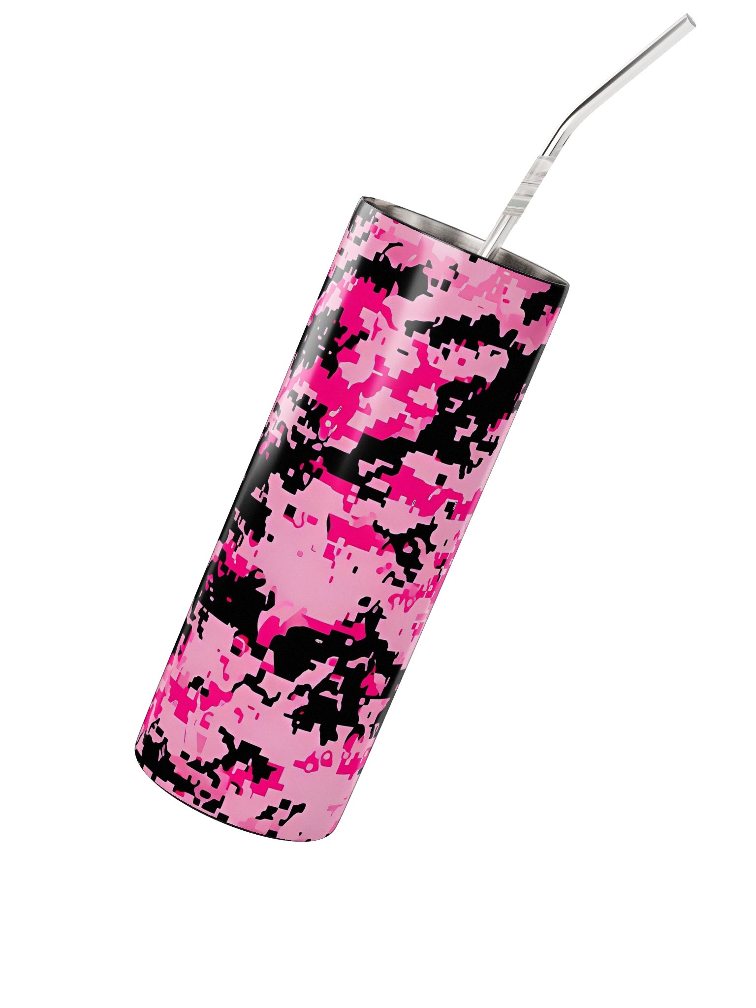Pixel Pink Camo Stainless Tumbler product image (2)