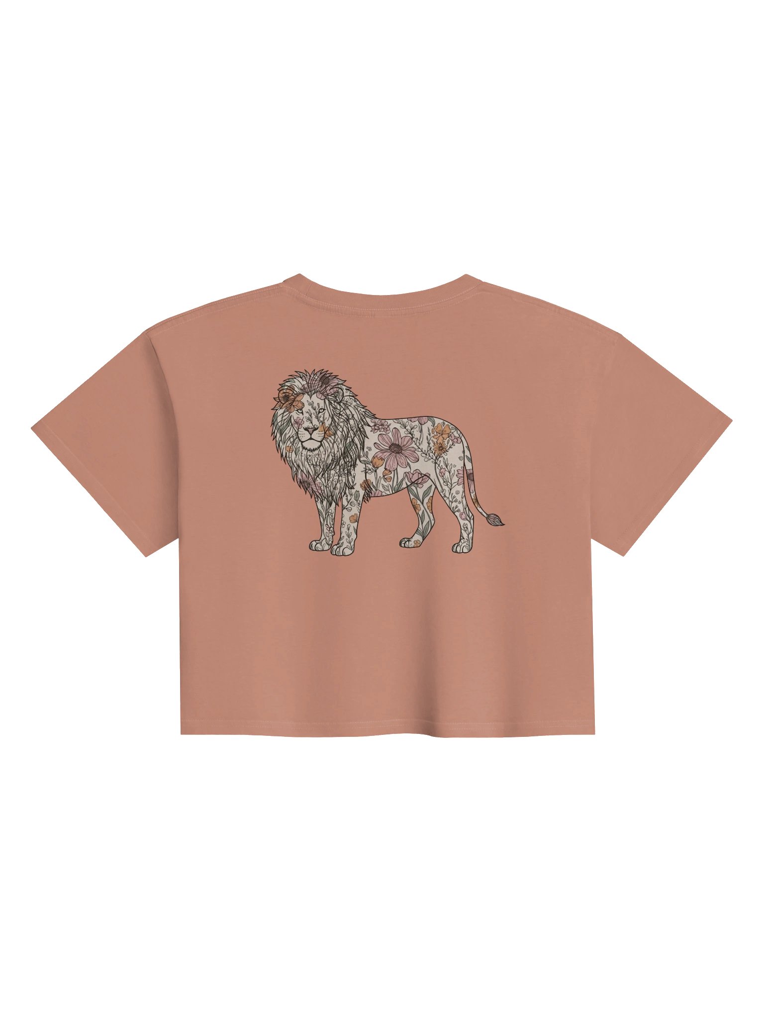 El Dorado Atelier Signature Crop Top (Limited Edition) - Floral Lion Design product image (4)