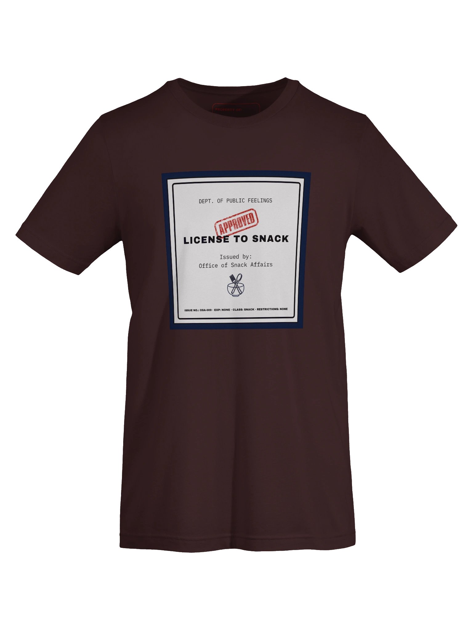 License to Snack Tee product image (23)