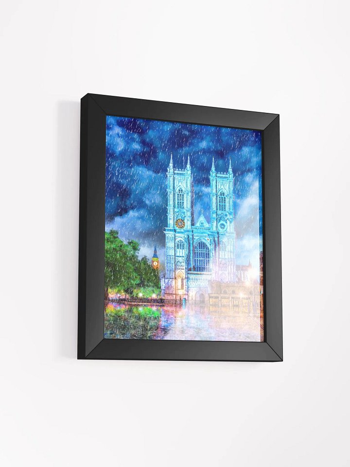 Westminster Abbey In The Rain Studio Framed Print product image (2)