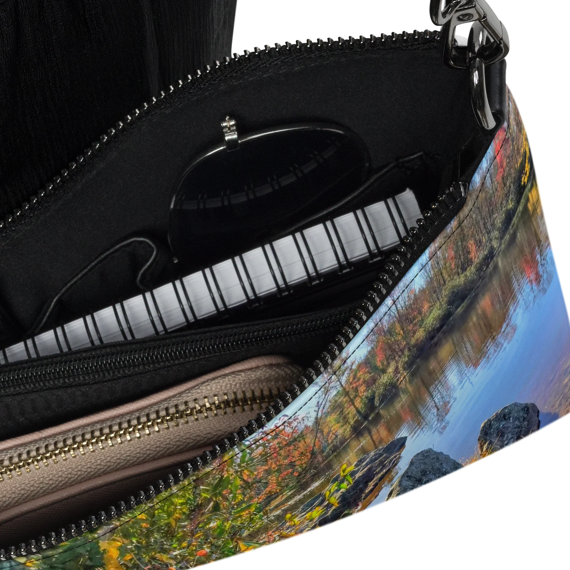 Autumn River Reflections Crossbody Bag product image (6)