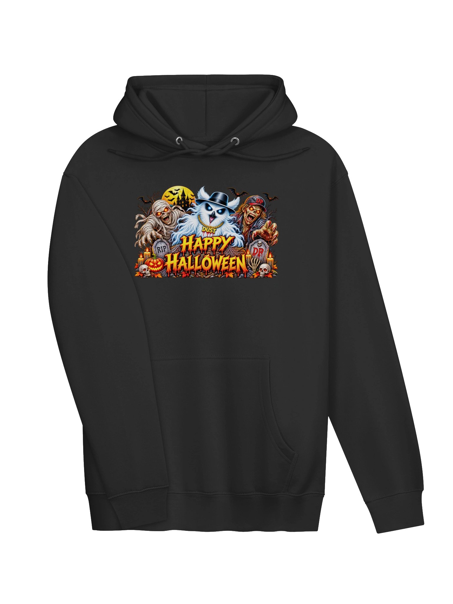 Phant Owl Happy Halloween Premium Pullover Hoodie product image (21)