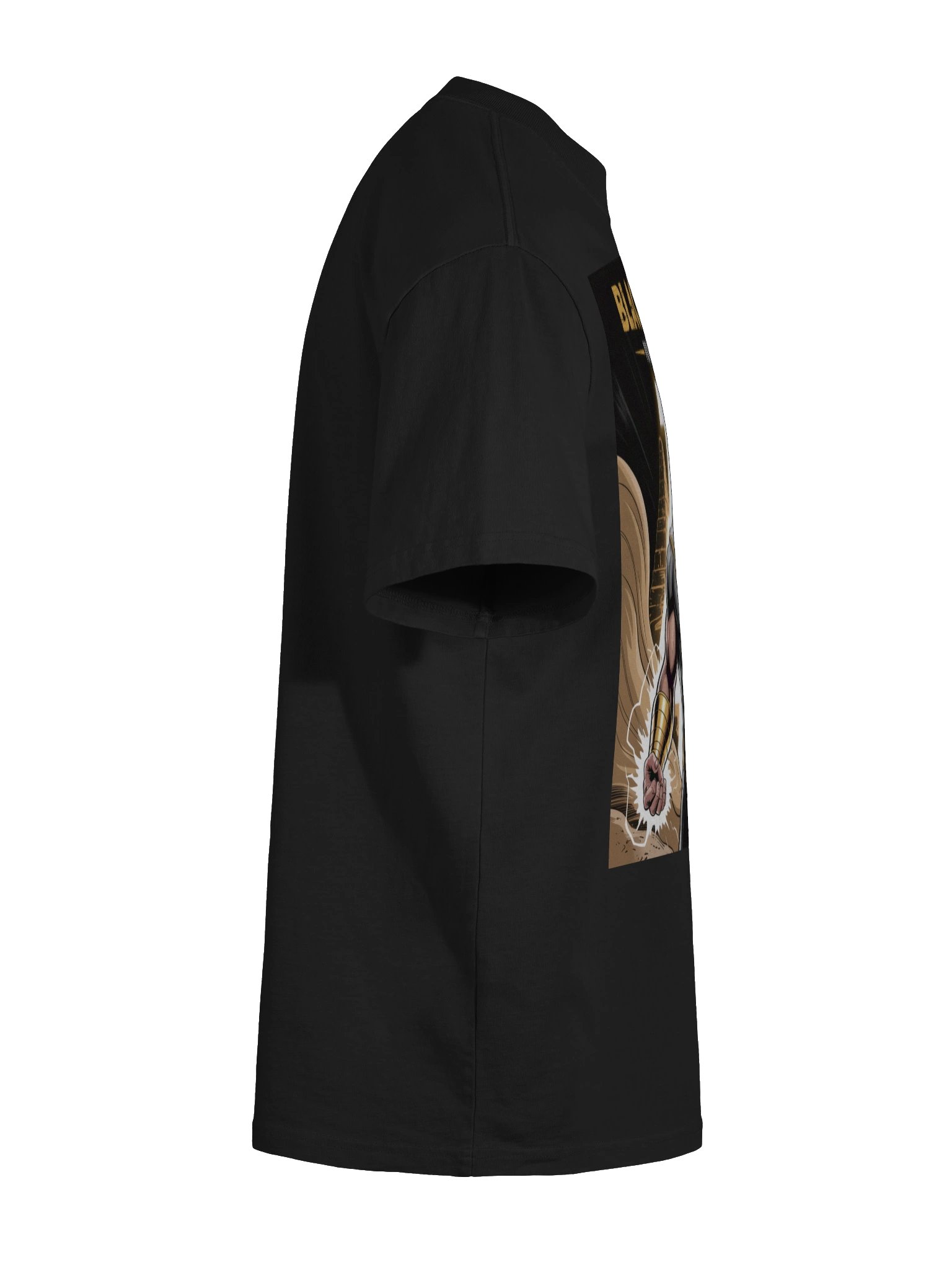 Black Adam Power of Shazam Oversized Faded T-Shirt – Kahndaq Thunder Veil product image (11)