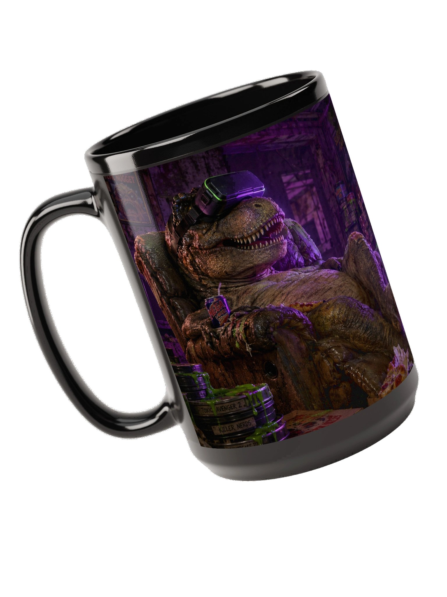 VR T-Rex Bad Movies Mug product image (5)