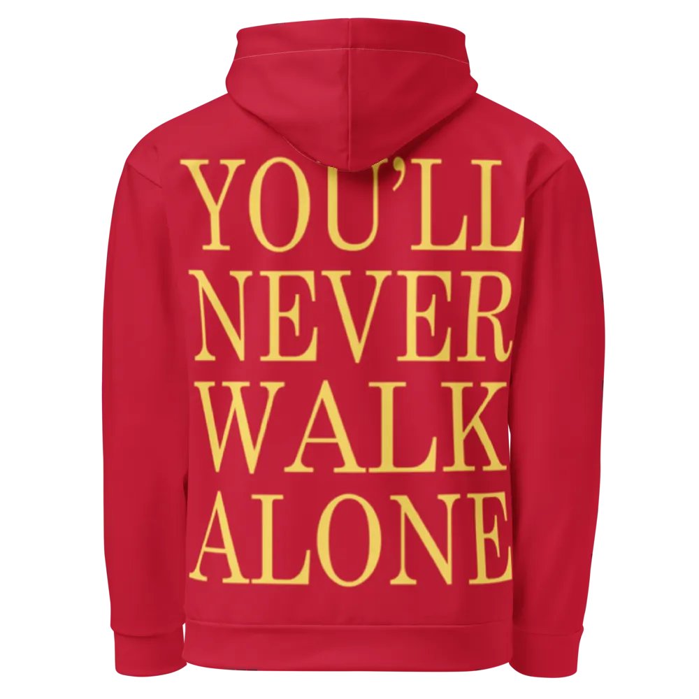 Liverpool FC - You'll Never Walk Alone - RED & GOLD - Unisex Hoodie product image (3)