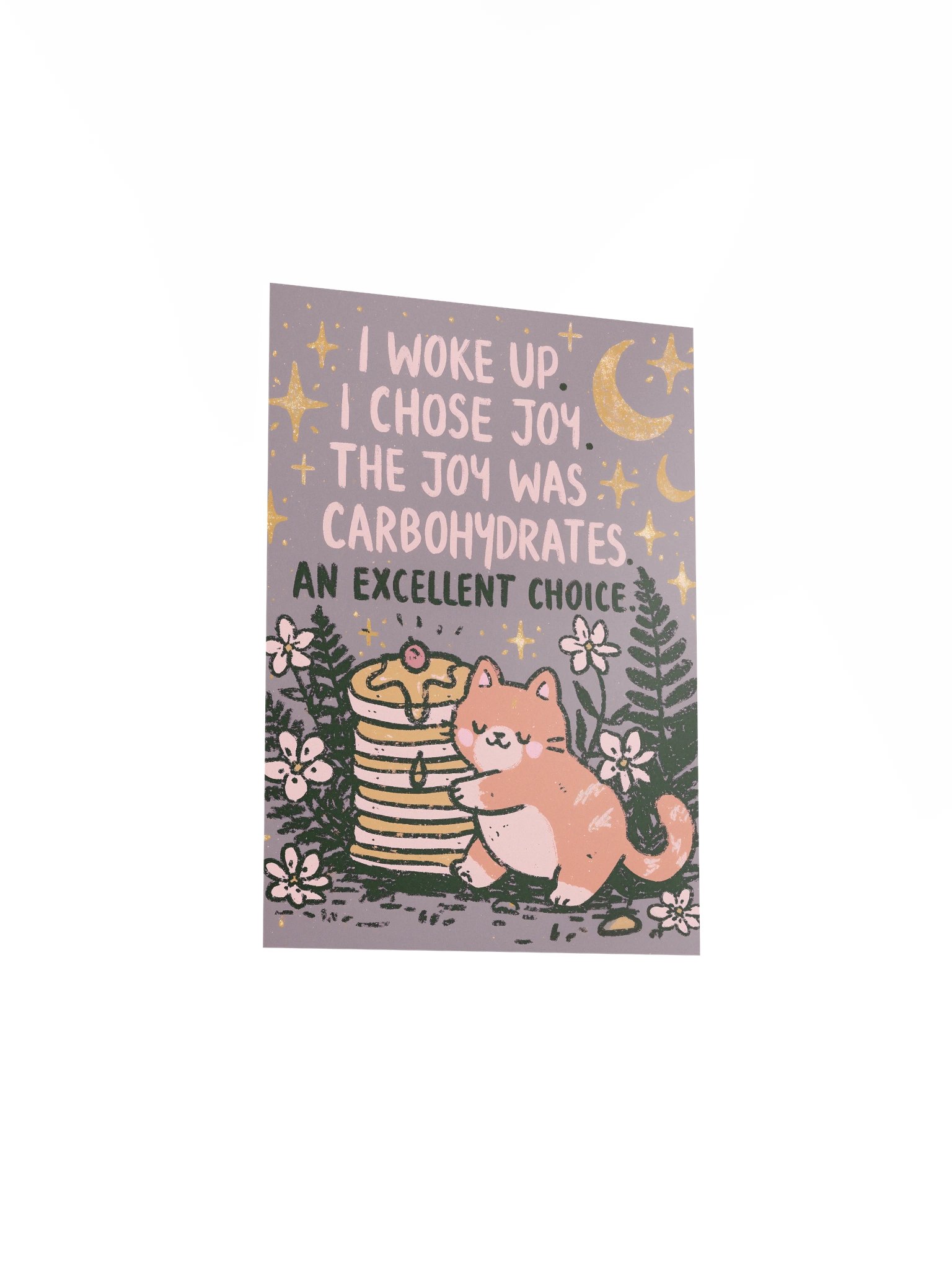 Joy Was Carbohydrates Cat Poster product image (19)