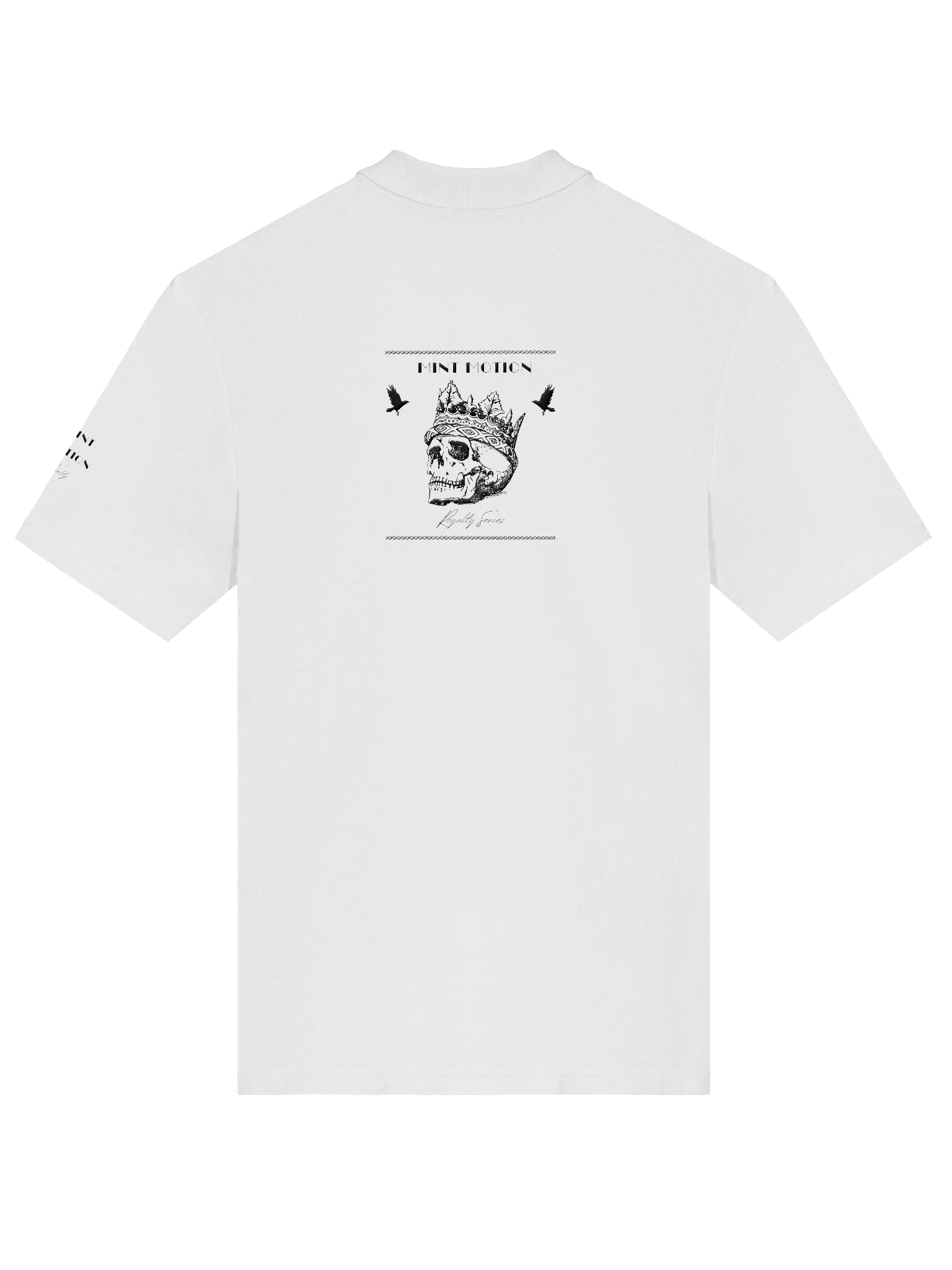 Royalty Series Black Print Premium Polo Shirt product image (14)