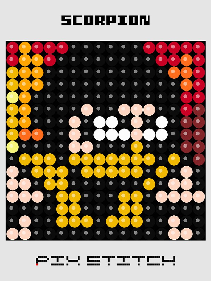 Scorpion Pixel Art product image (1)