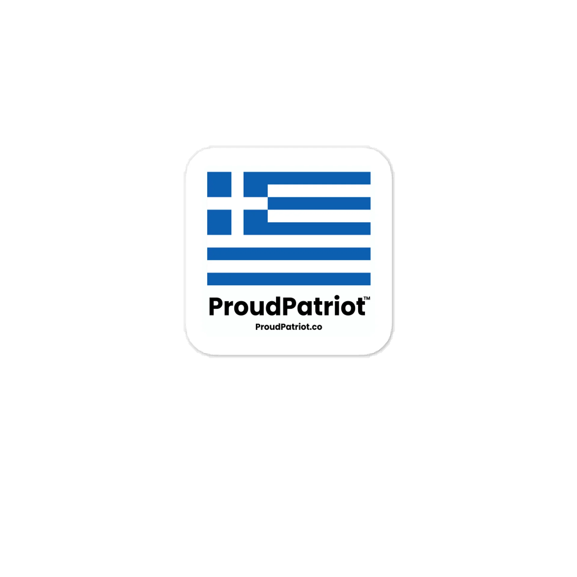 Greece Flag Vinyl Sticker product image (1)