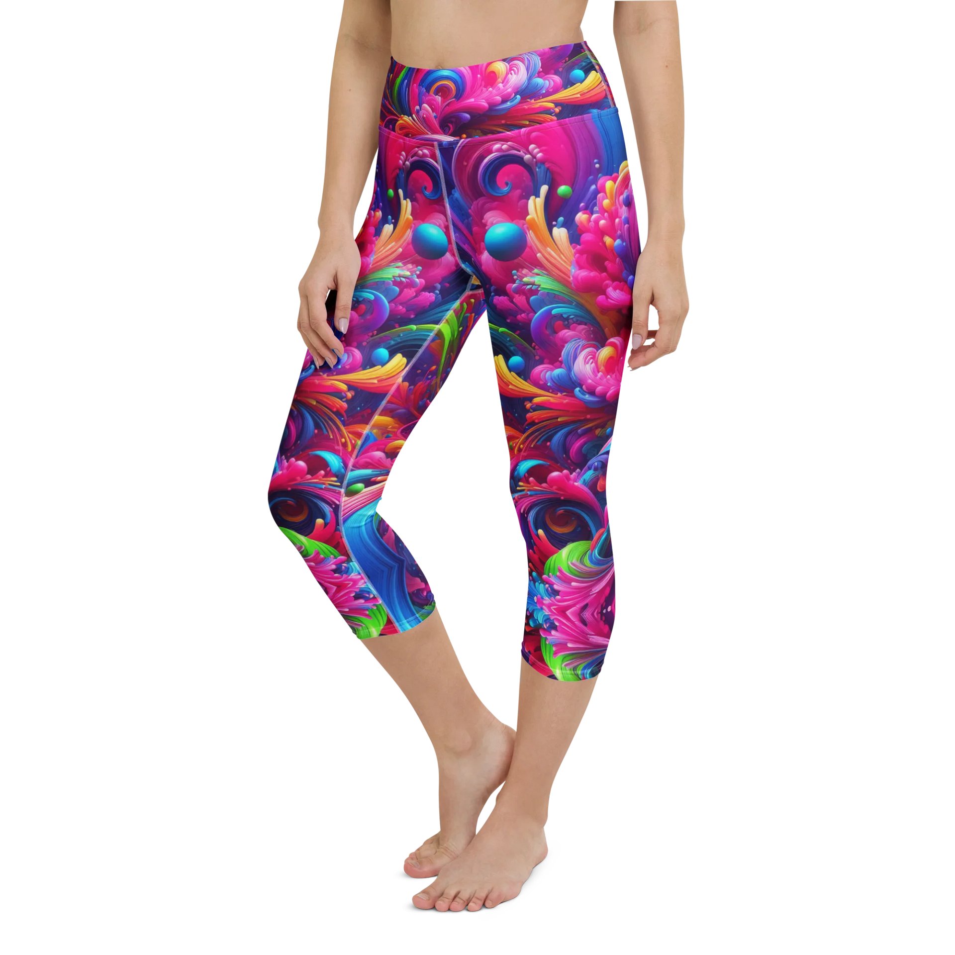 Swirling Energy Yoga Capri Leggings product image (6)