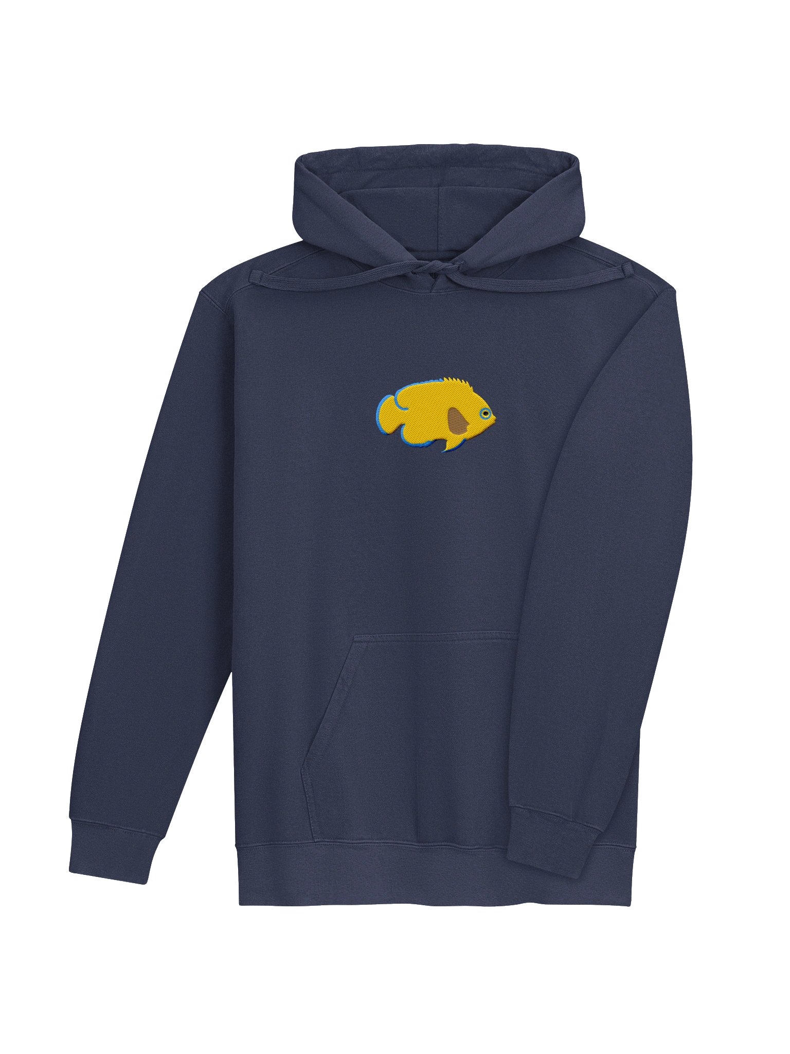 Lemonpeel Angelfish Embroidered Hoodie | Saltwater Reef Aquarium Fish & Ocean Lover Apparel product image (7)