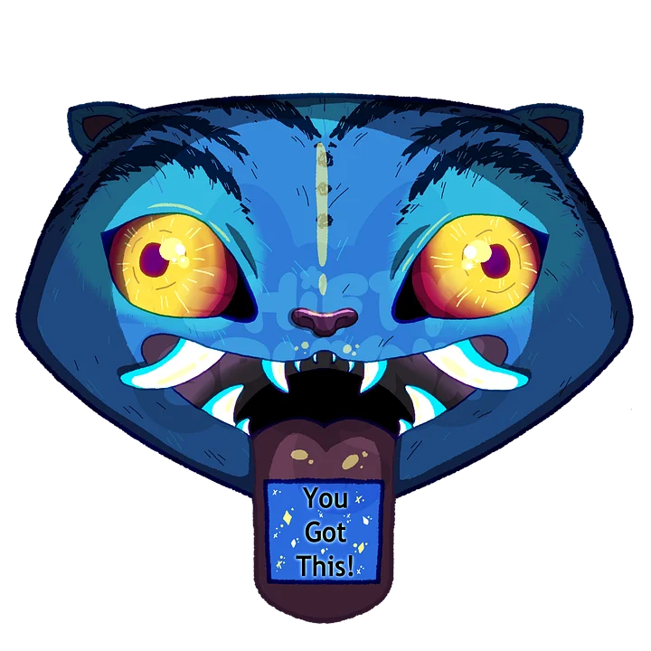 Silly Tiger Glossy Stickers product image (2)