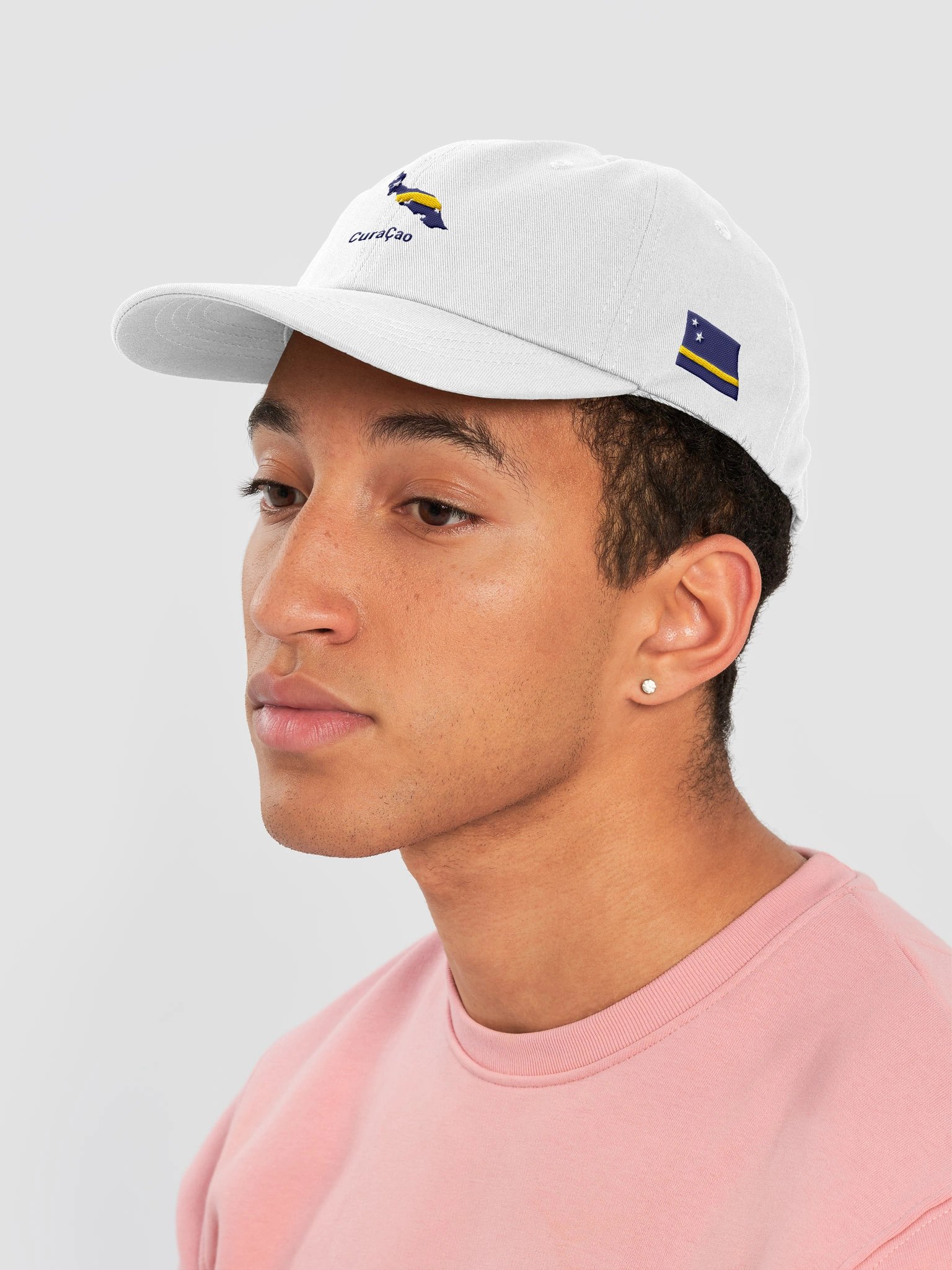 Curacao 2026 World Cup Flag Dad Hat - Curacao Soccer Fan Cap - Premium Embroidered Chino Cotton Twill product image (7)