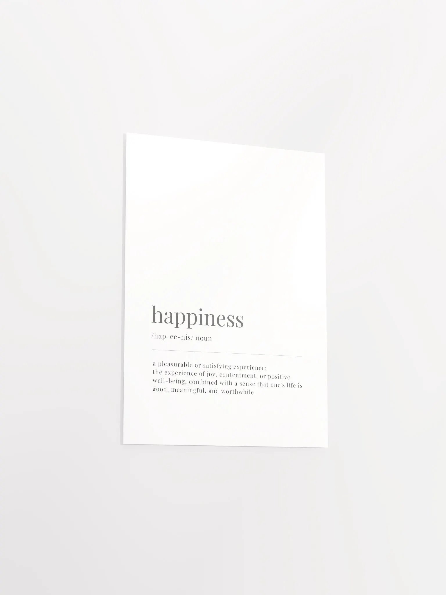 Happiness Definition Poster Print product image (21)