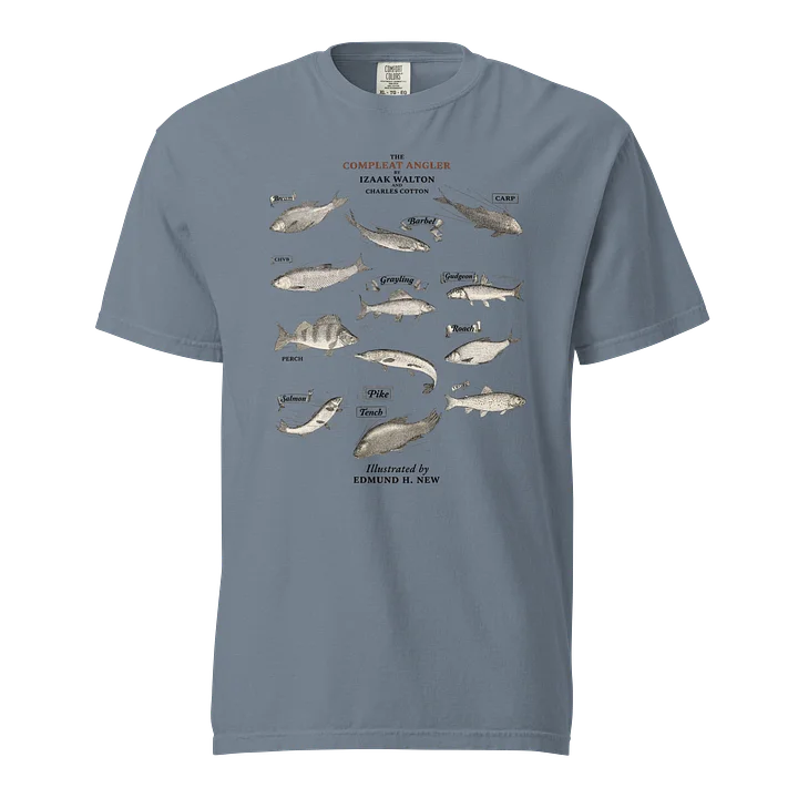 Izaak Walton The Compleat Angler Fish Identification Guide T-Shirt product image (1)