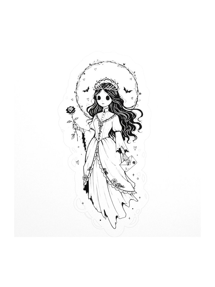 Ghostly Love Kiss Cut Stickers product image (1)