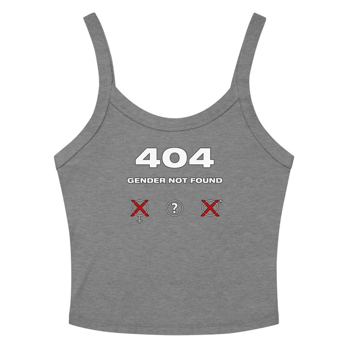 404 Gender not Found Crop Tank product image (2)