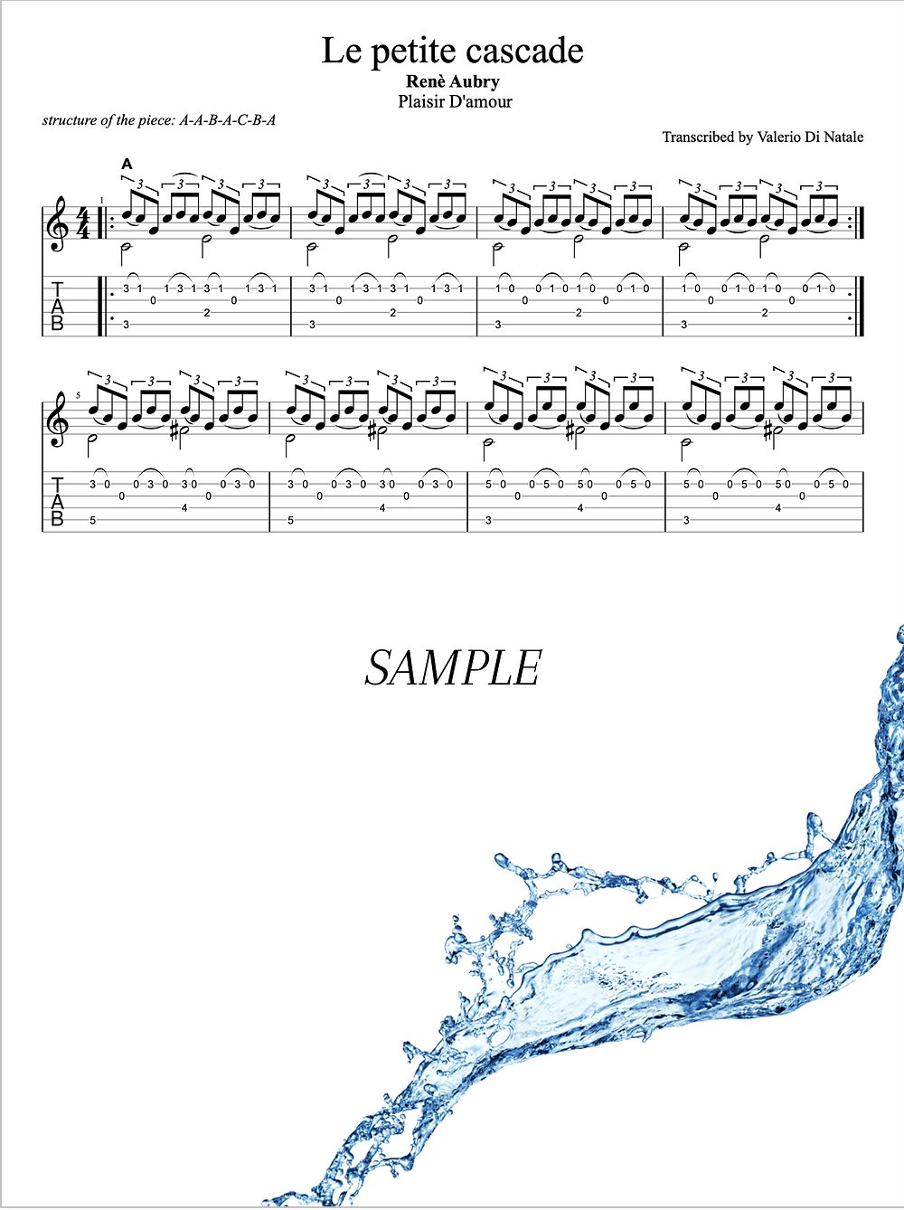 Le petite cascade by René Aubry product image (2)