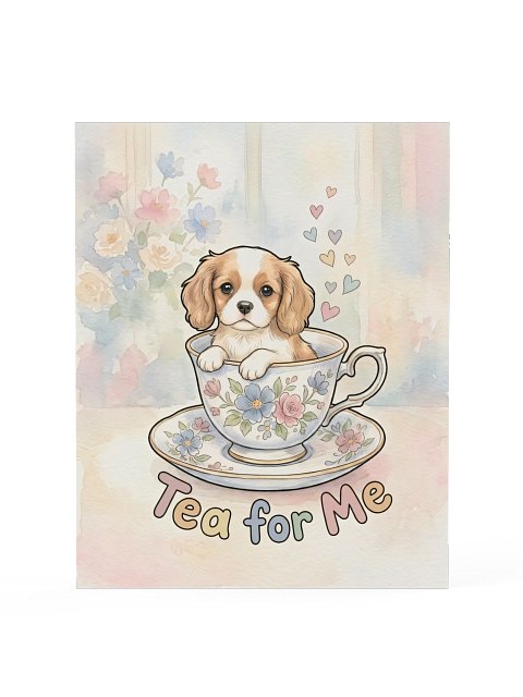 Teacup Cavalier Poster