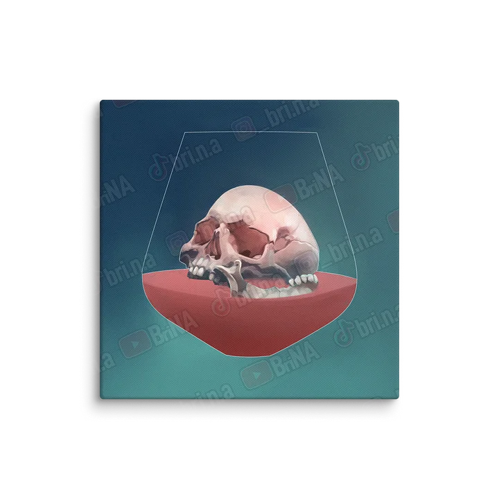 Skull Merlot - Canvas product image (1)