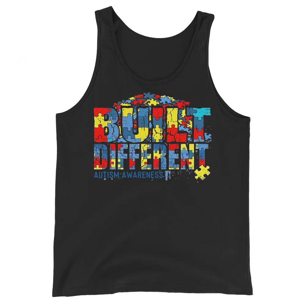 Built Different: Autism Awareness Tank Top product image (1)